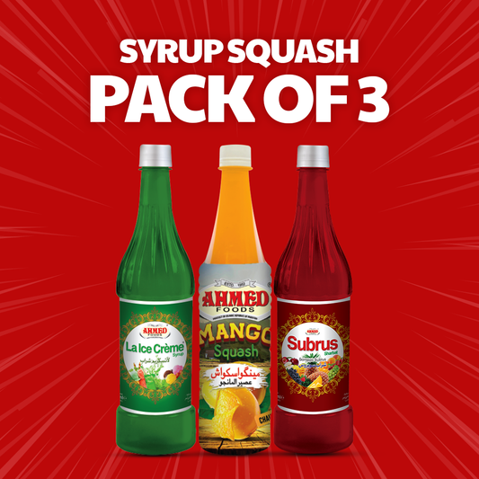Syrup Squash Pack of 3