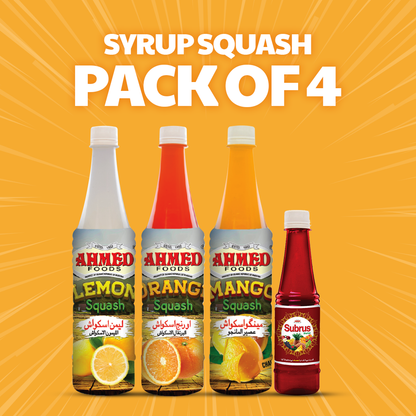 Syrup Squash Pack of 4