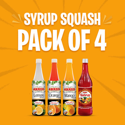 Syrup Squash Pack of 4